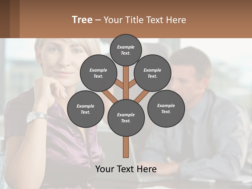 Adult Clothing Blonde PowerPoint Template