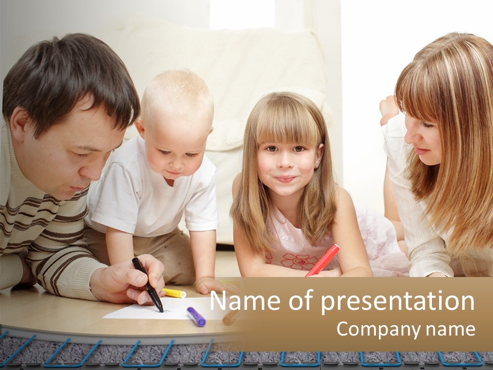 Family Education Interior PowerPoint Template