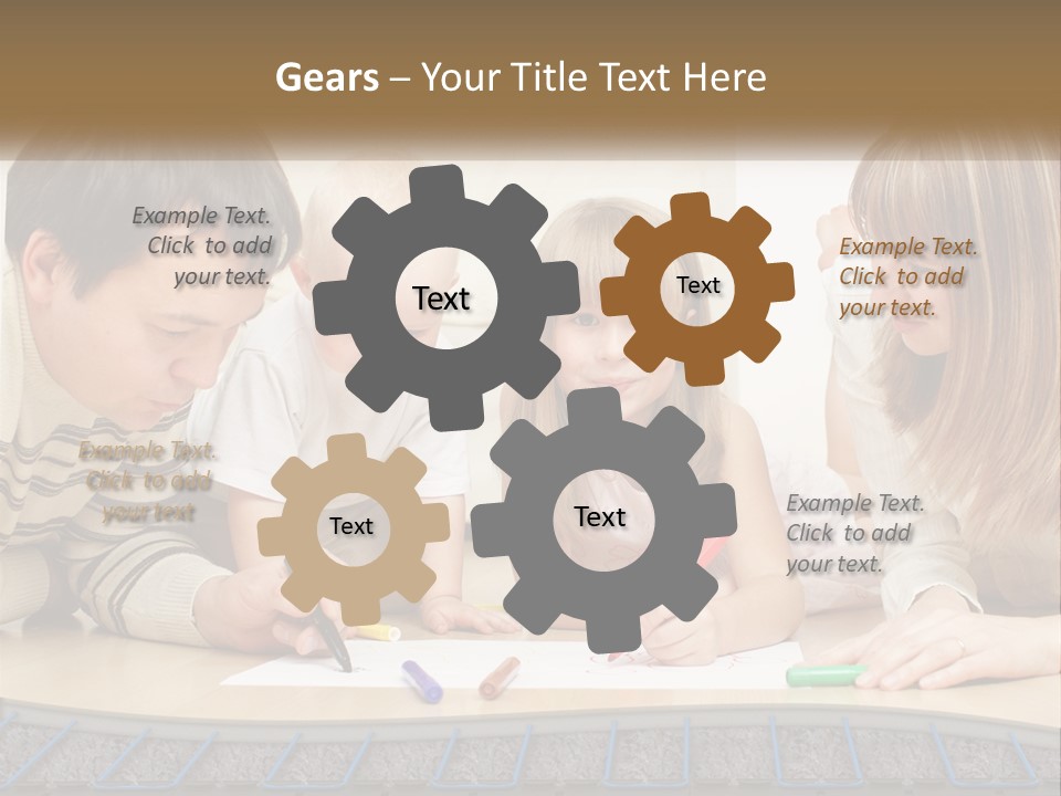 Family Education Interior PowerPoint Template