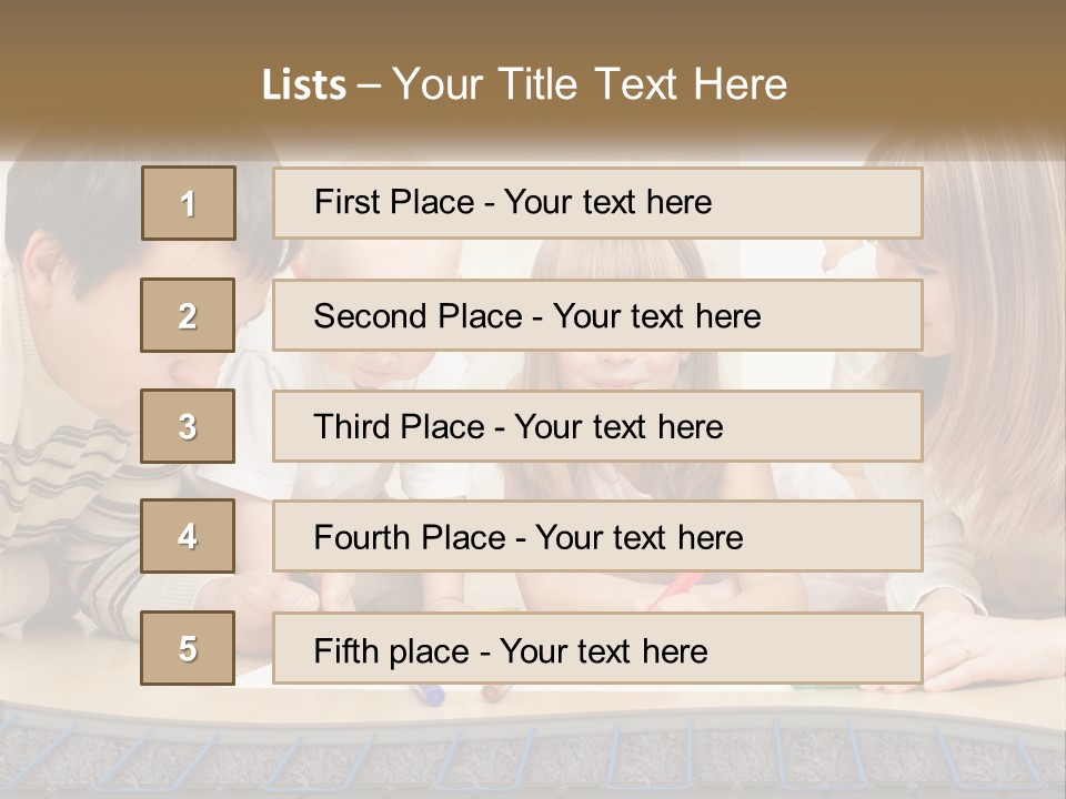 Family Education Interior PowerPoint Template