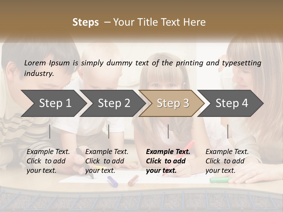 Family Education Interior PowerPoint Template