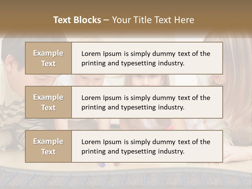 Family Education Interior PowerPoint Template