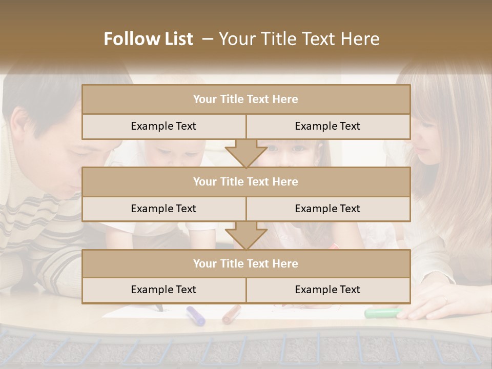 Family Education Interior PowerPoint Template