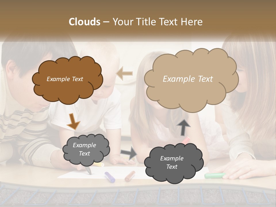 Family Education Interior PowerPoint Template