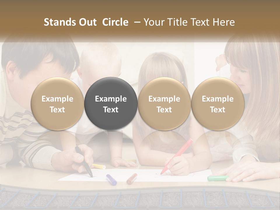 Family Education Interior PowerPoint Template
