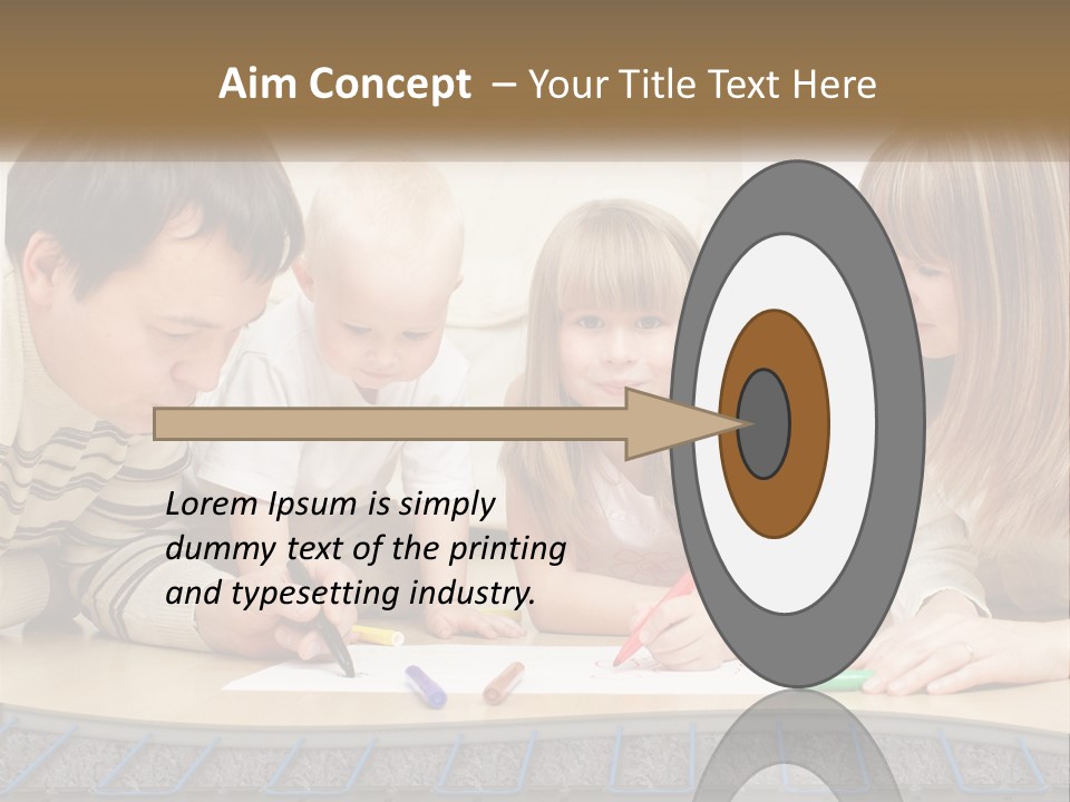 Family Education Interior PowerPoint Template