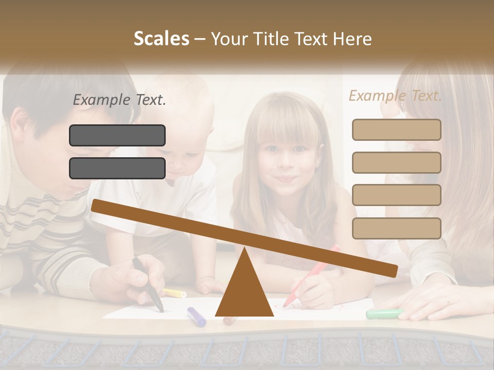 Family Education Interior PowerPoint Template