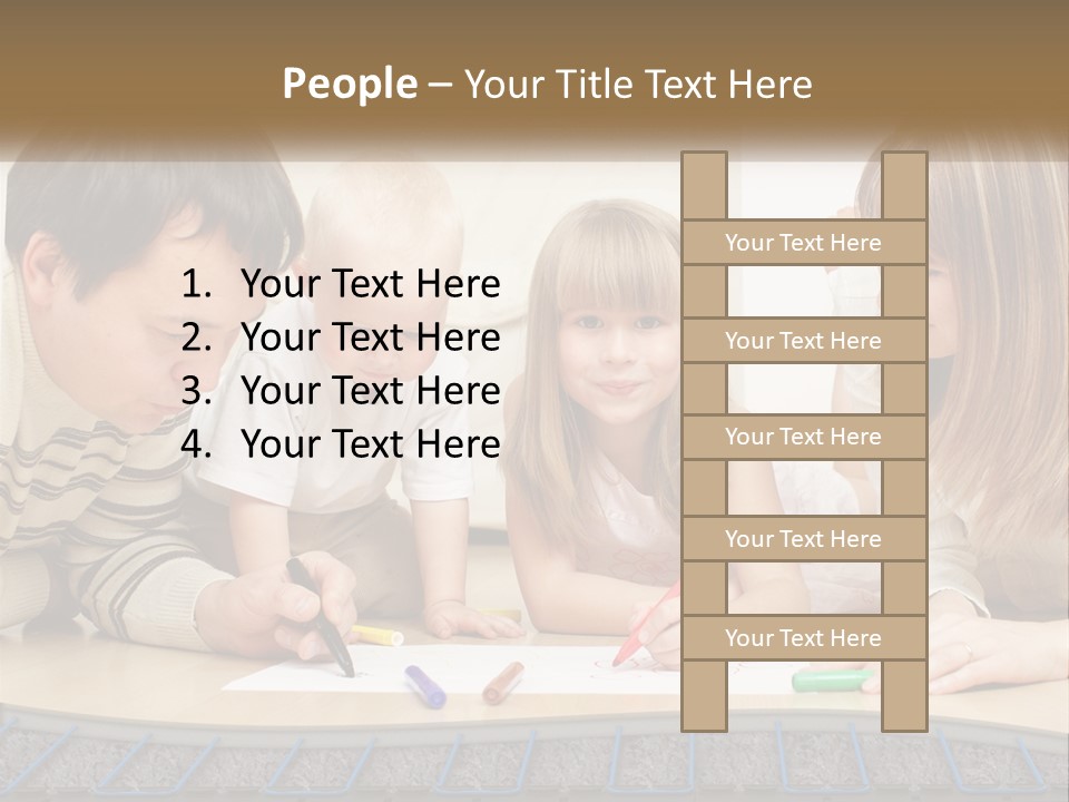 Family Education Interior PowerPoint Template