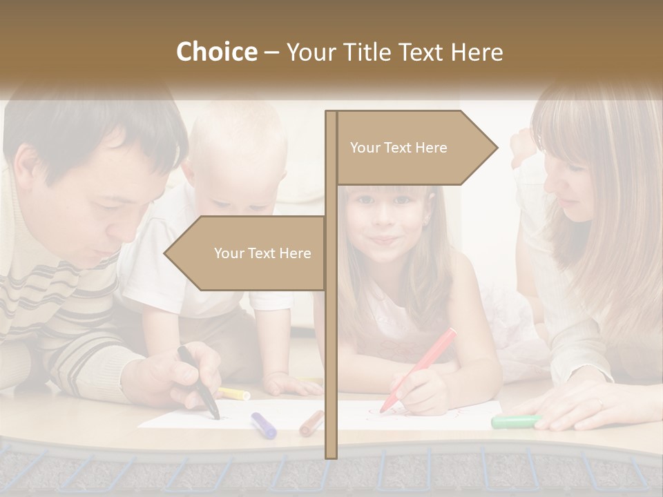 Family Education Interior PowerPoint Template