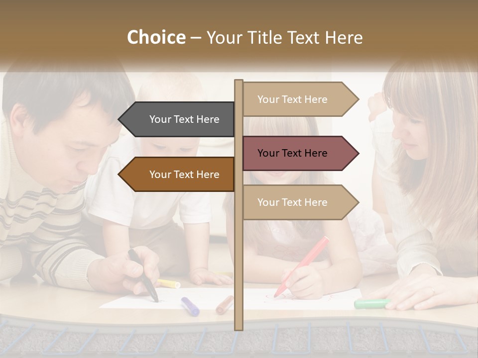 Family Education Interior PowerPoint Template