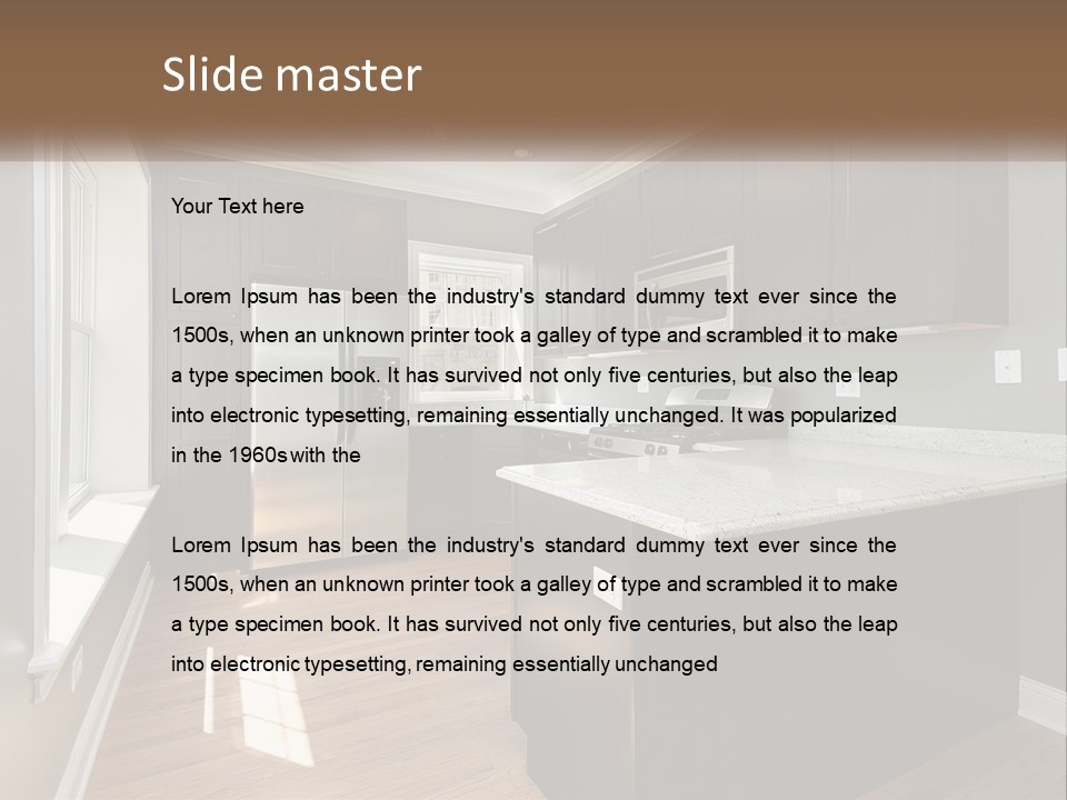 Stainless Furnishings Upscale PowerPoint Template