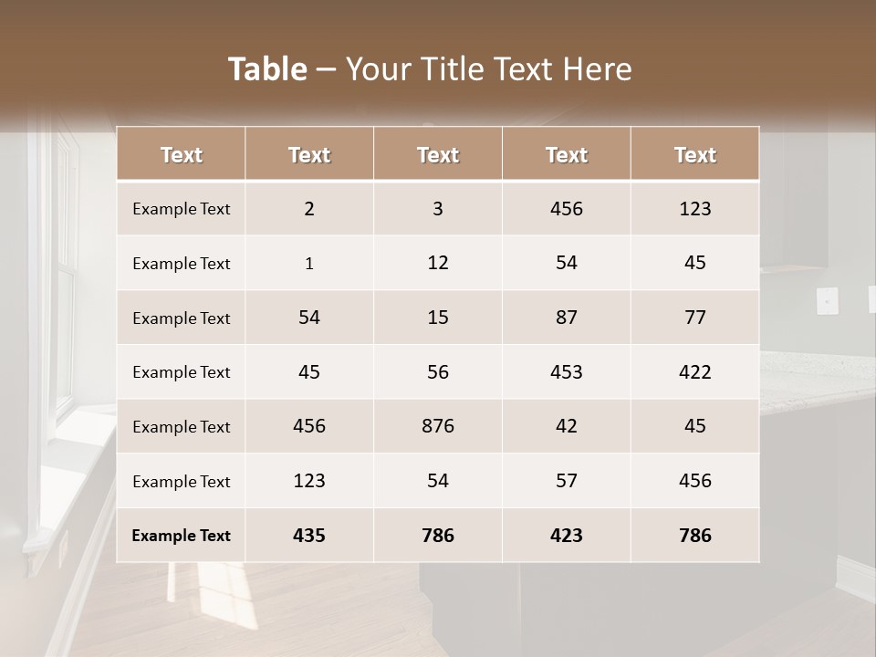 Stainless Furnishings Upscale PowerPoint Template