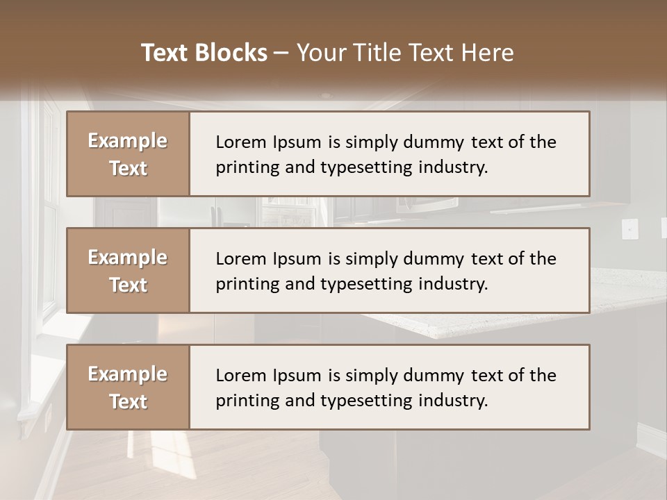 Stainless Furnishings Upscale PowerPoint Template