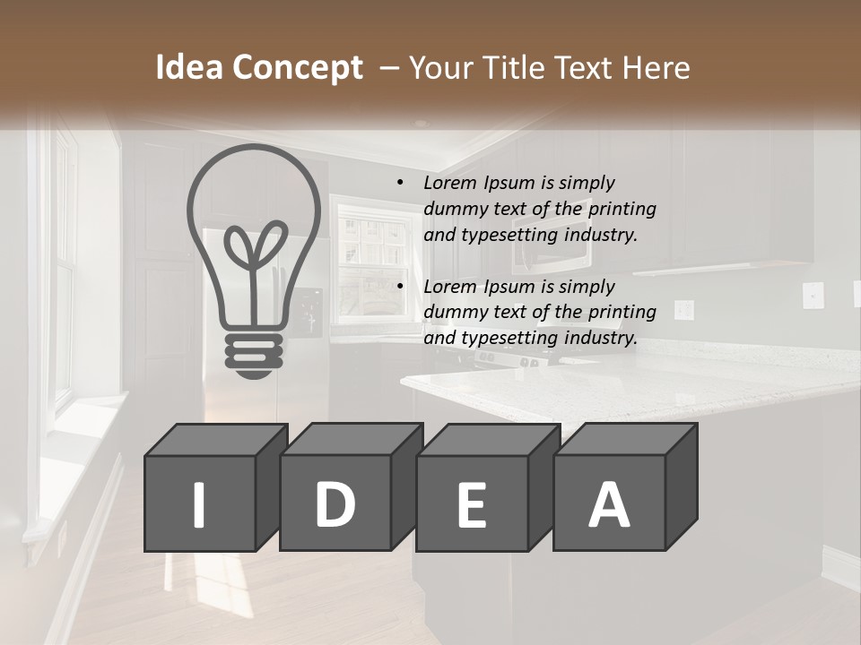 Stainless Furnishings Upscale PowerPoint Template