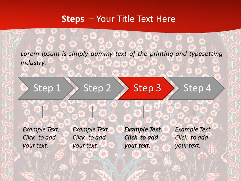 Museum Orient Art PowerPoint Template