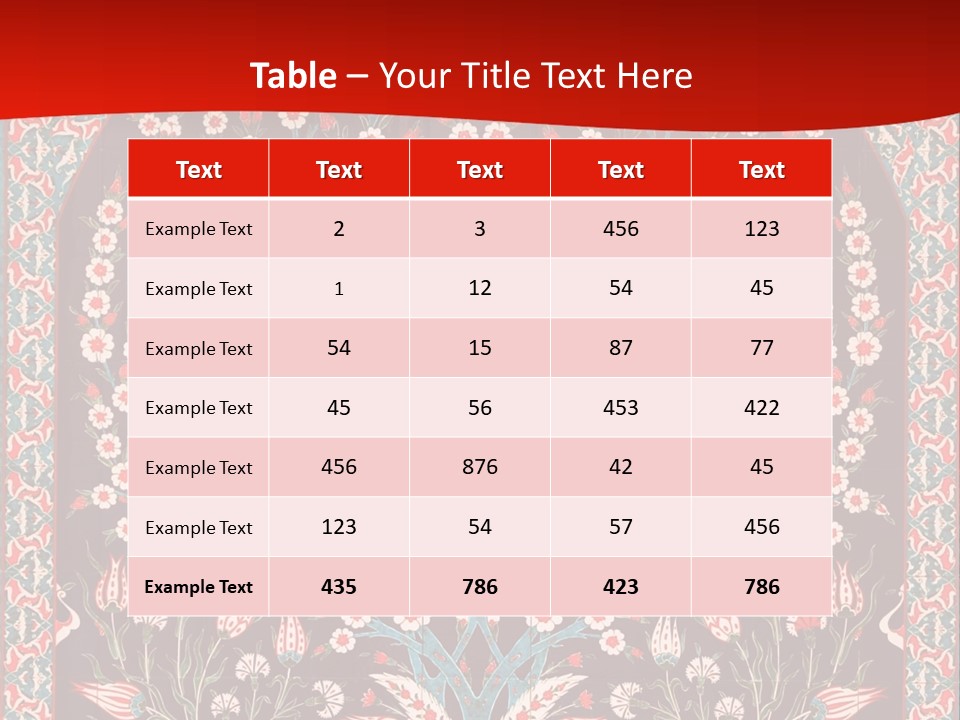 Museum Orient Art PowerPoint Template