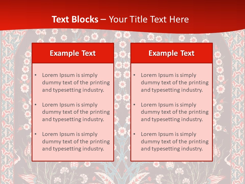 Museum Orient Art PowerPoint Template