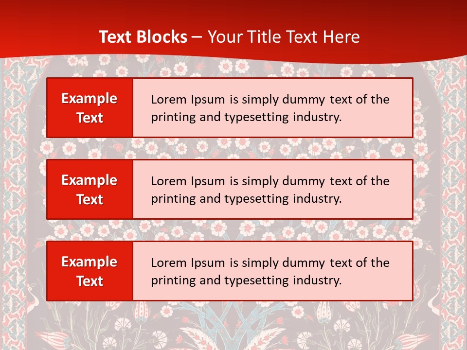 Museum Orient Art PowerPoint Template