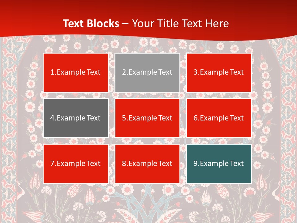 Museum Orient Art PowerPoint Template