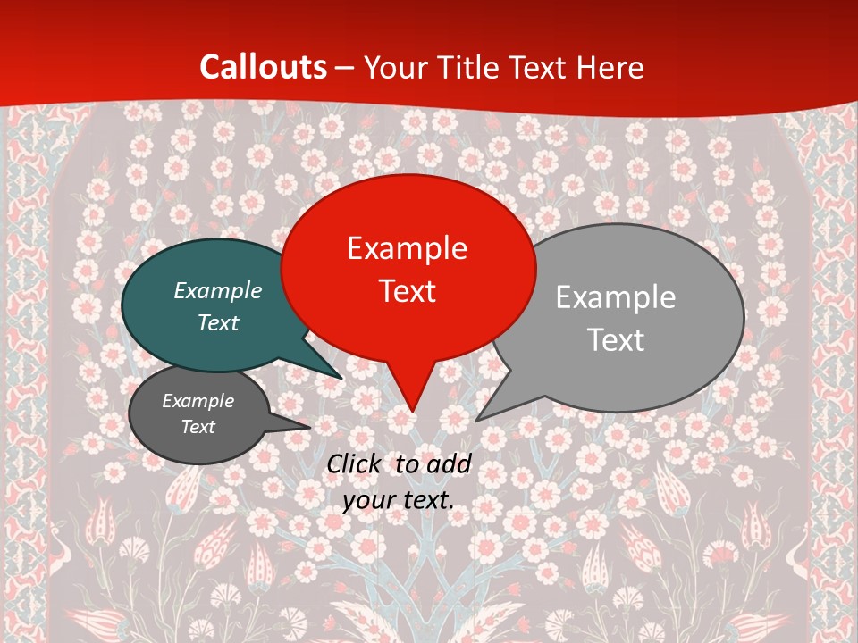 Museum Orient Art PowerPoint Template