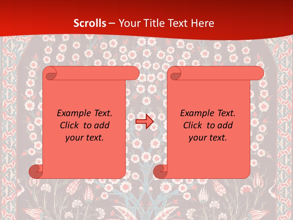Museum Orient Art PowerPoint Template