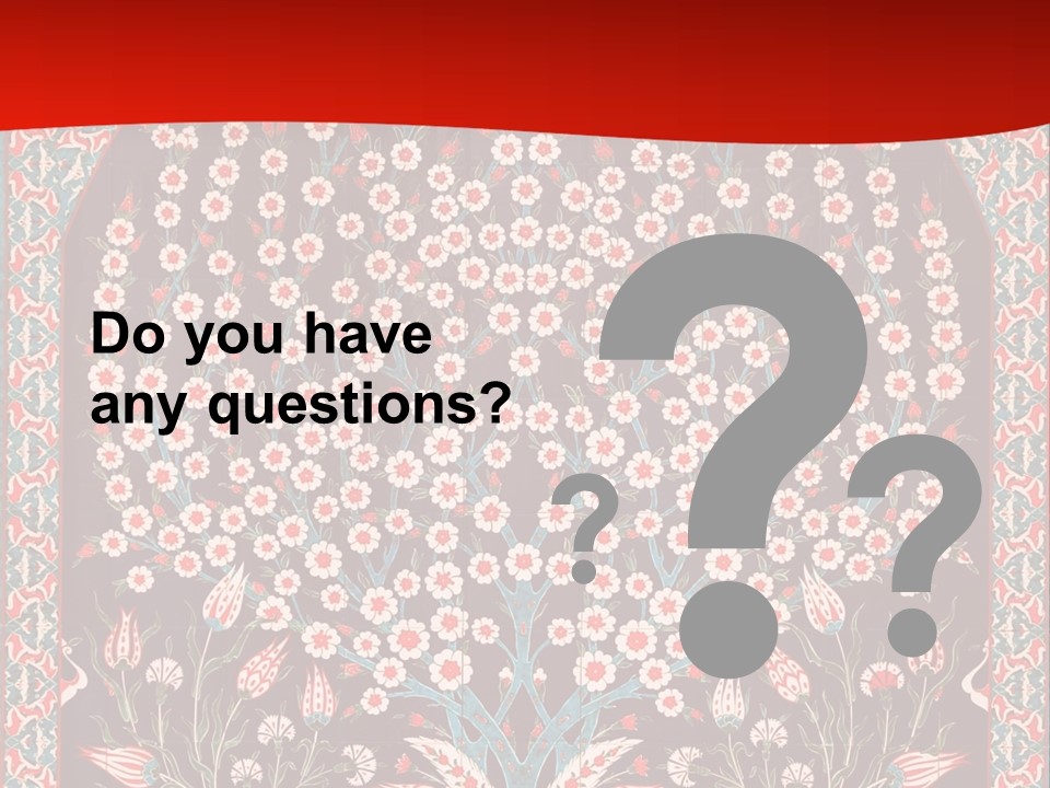 Museum Orient Art PowerPoint Template