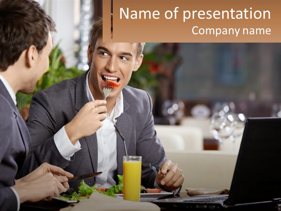 Cooperation People Cheerful PowerPoint Template