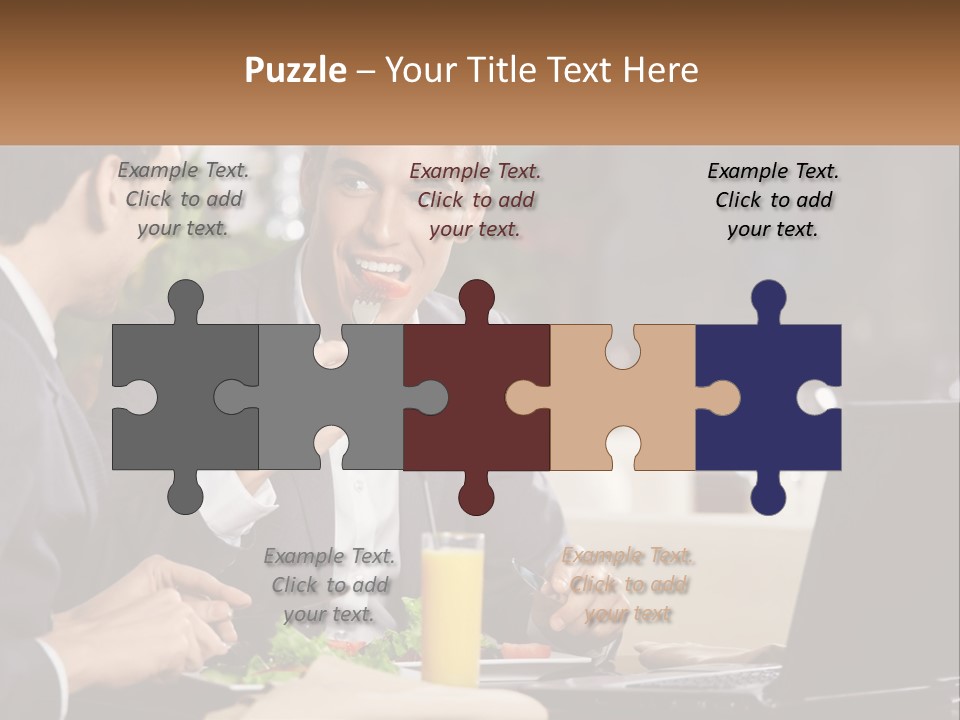 Cooperation People Cheerful PowerPoint Template