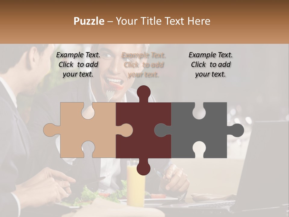 Cooperation People Cheerful PowerPoint Template