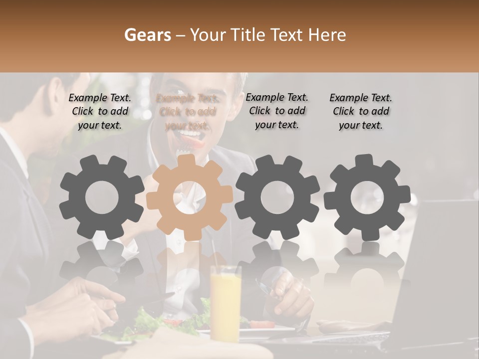 Cooperation People Cheerful PowerPoint Template