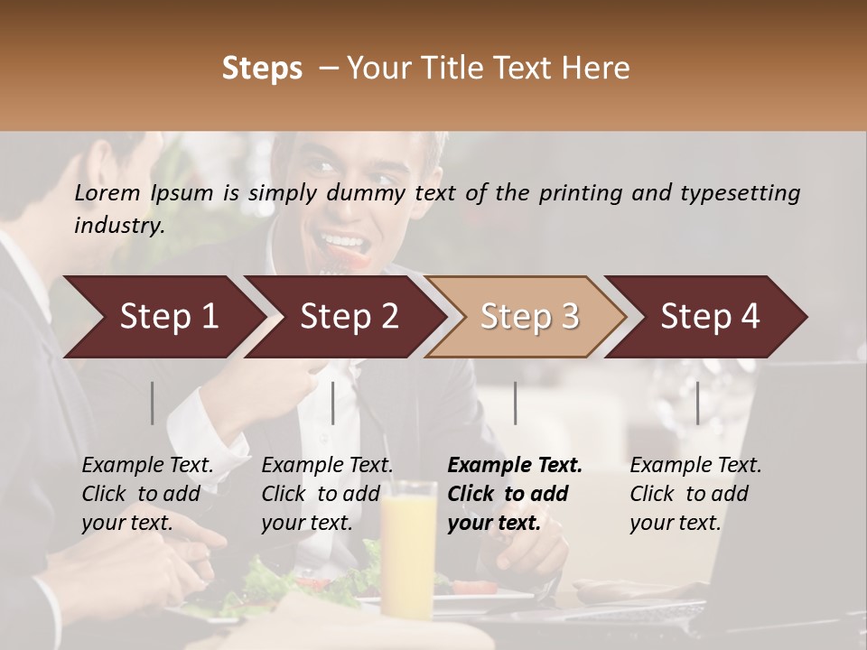 Cooperation People Cheerful PowerPoint Template