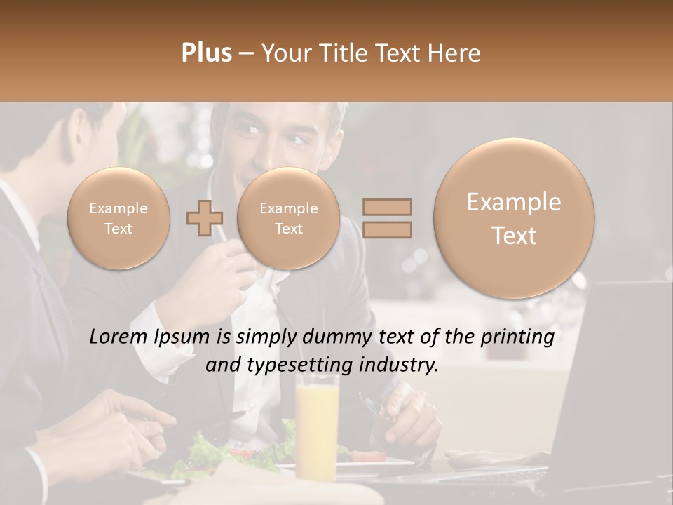 Cooperation People Cheerful PowerPoint Template