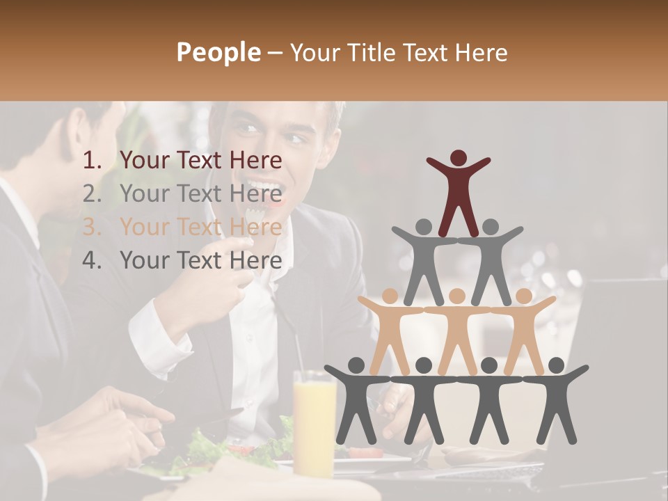 Cooperation People Cheerful PowerPoint Template