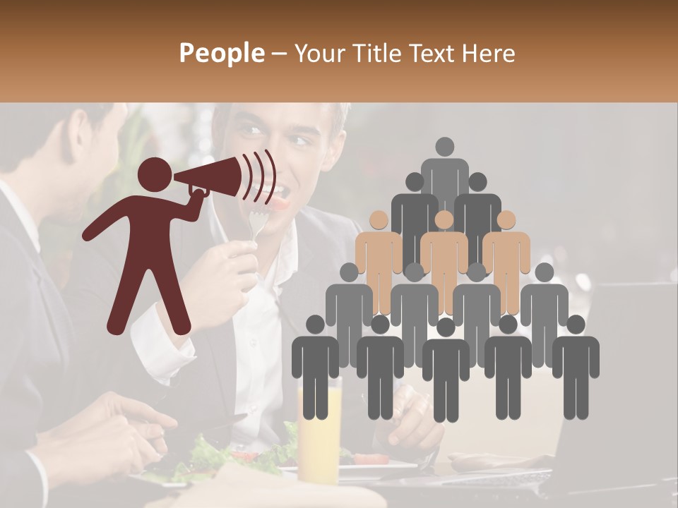 Cooperation People Cheerful PowerPoint Template