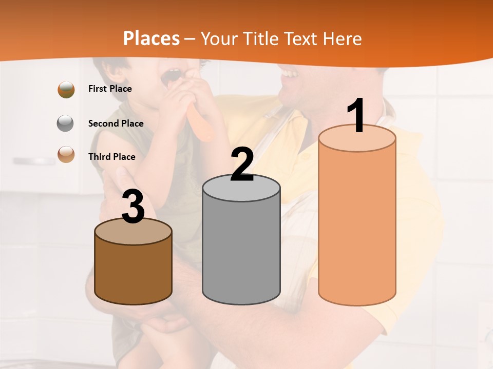 Kitchen Home Counter PowerPoint Template