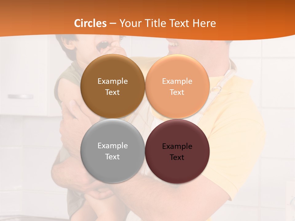 Kitchen Home Counter PowerPoint Template