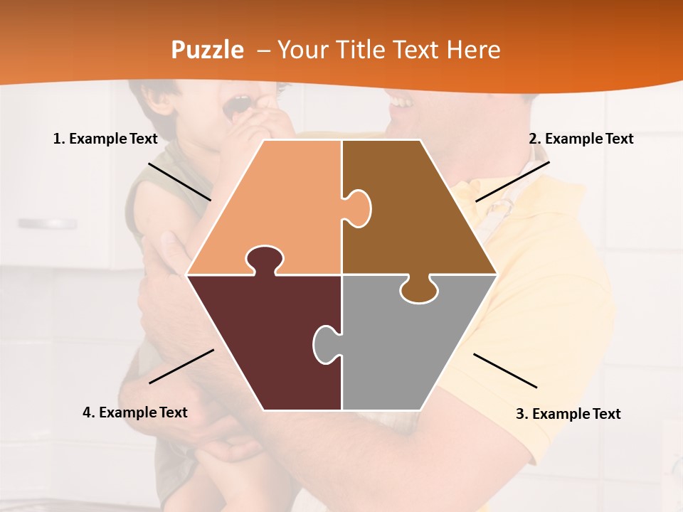 Kitchen Home Counter PowerPoint Template