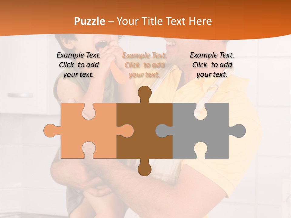 Kitchen Home Counter PowerPoint Template