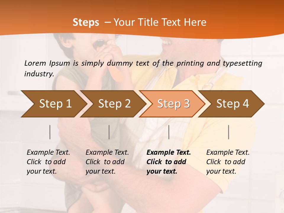 Kitchen Home Counter PowerPoint Template