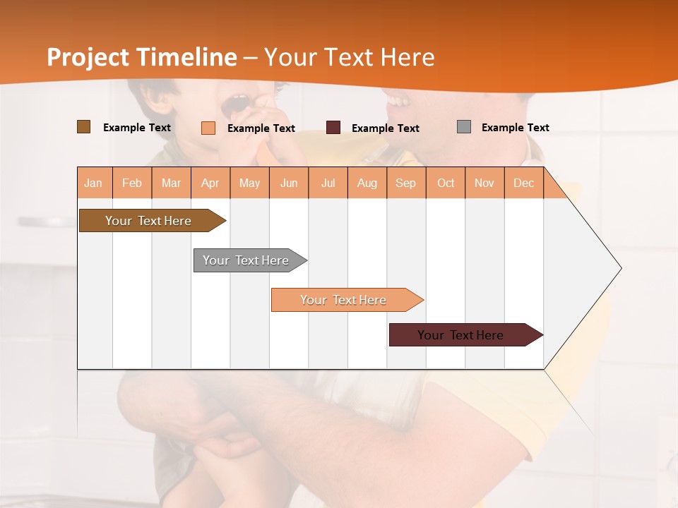 Kitchen Home Counter PowerPoint Template