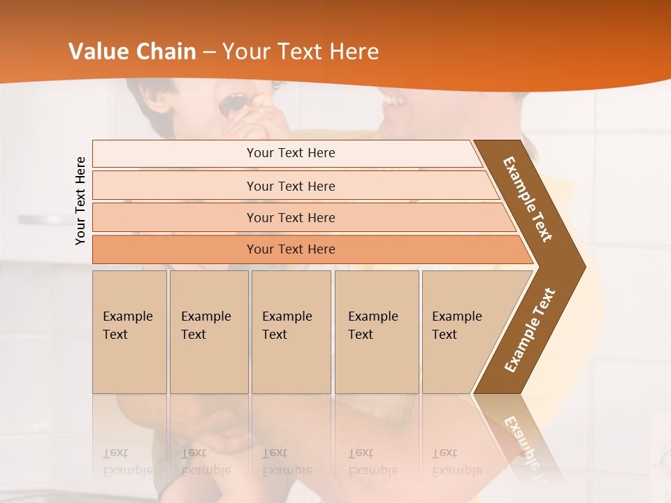 Kitchen Home Counter PowerPoint Template
