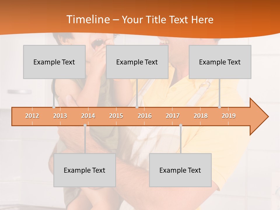 Kitchen Home Counter PowerPoint Template