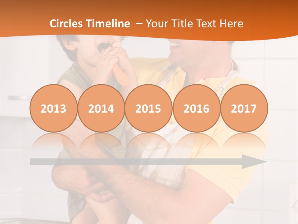 Kitchen Home Counter PowerPoint Template