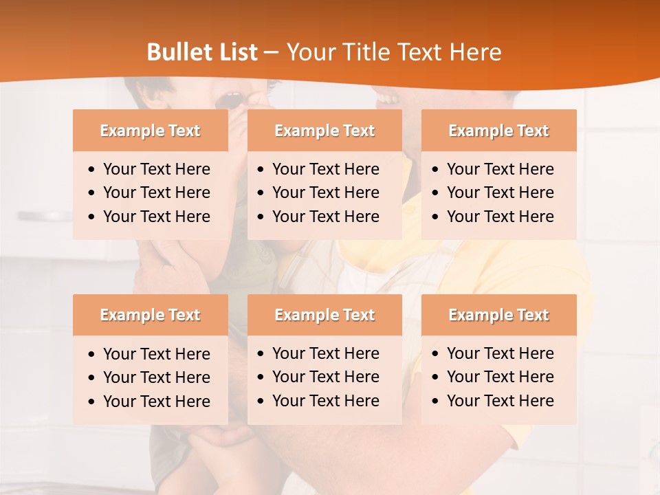 Kitchen Home Counter PowerPoint Template