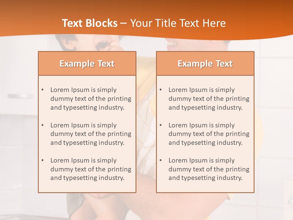 Kitchen Home Counter PowerPoint Template