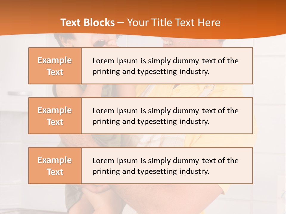 Kitchen Home Counter PowerPoint Template