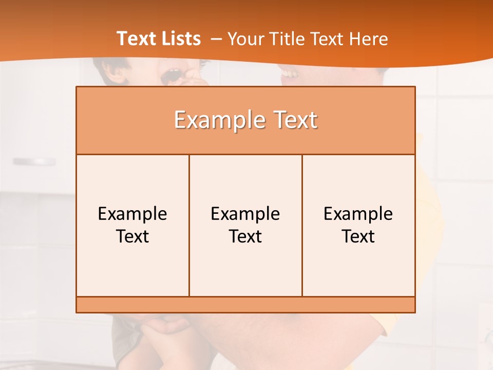 Kitchen Home Counter PowerPoint Template