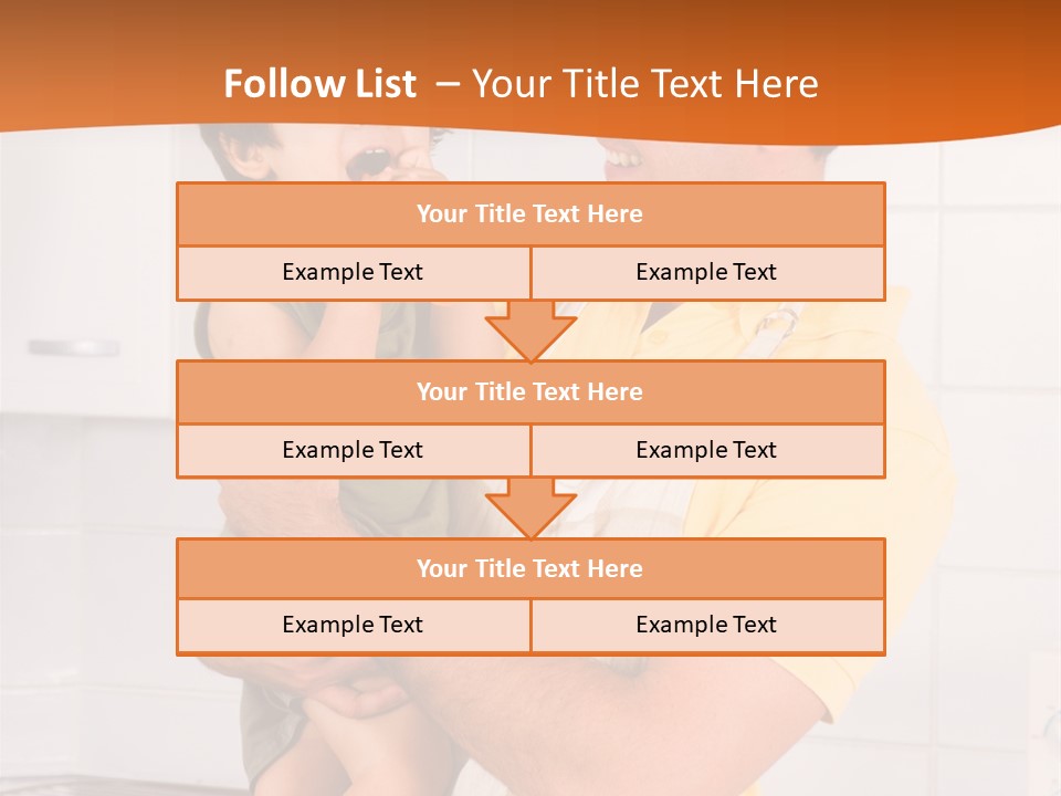 Kitchen Home Counter PowerPoint Template
