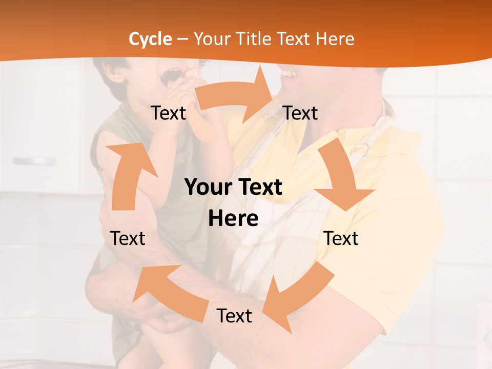 Kitchen Home Counter PowerPoint Template