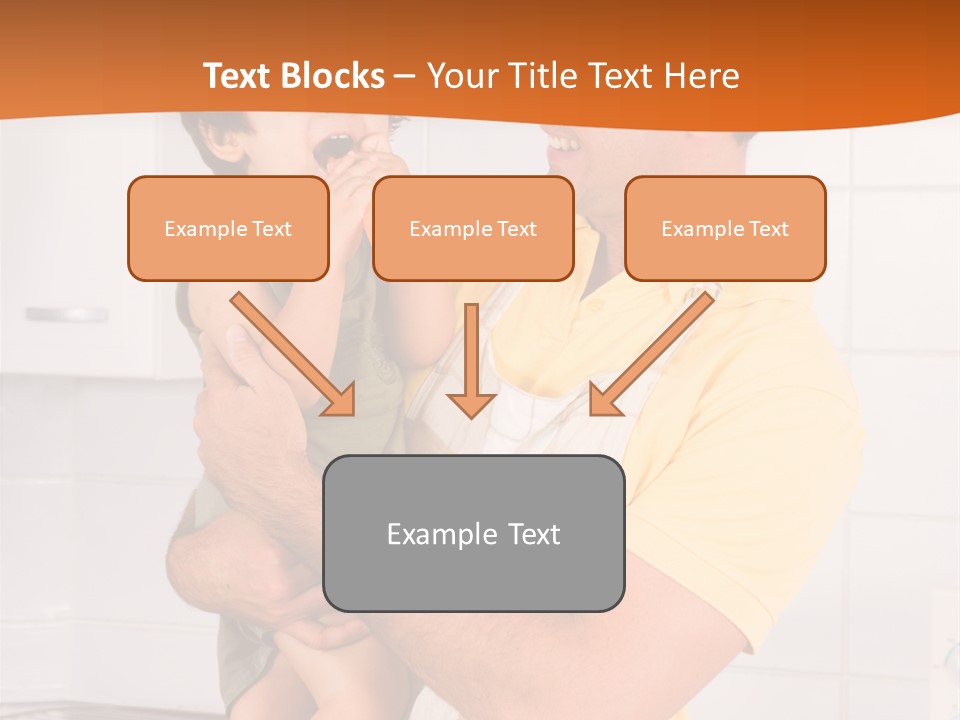 Kitchen Home Counter PowerPoint Template